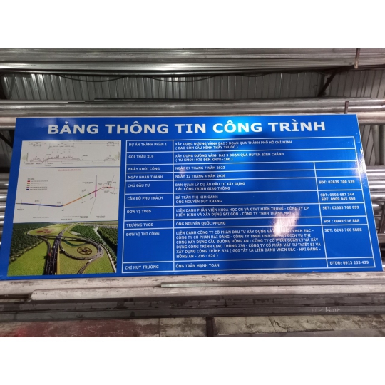 Bảng Thông Tin Công Trình